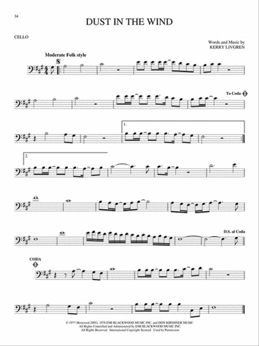 Essential Songs for Cello String Methods scores gallery preview page 3