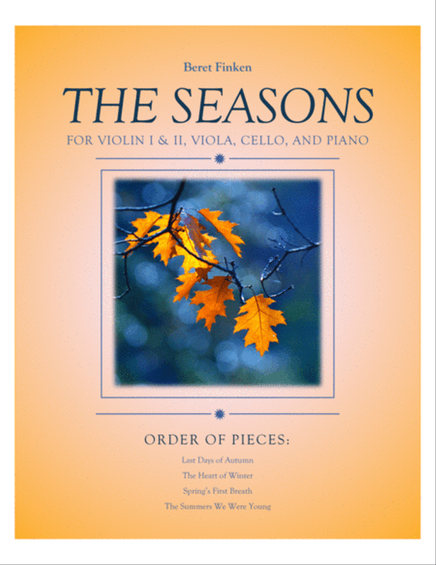 The Seasons Piano Quintet scores gallery preview page 1