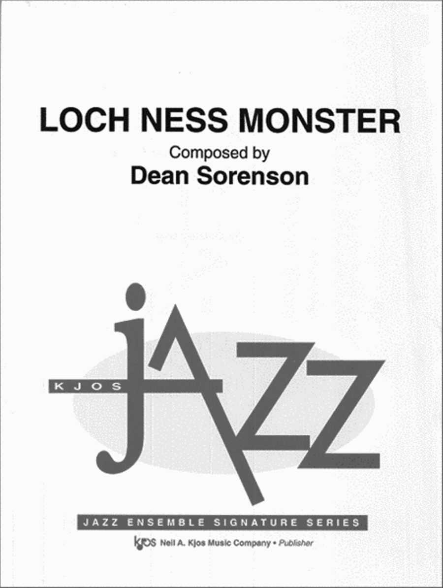 Loch Ness Monster - Score Jazz Ensemble scores gallery preview page 1