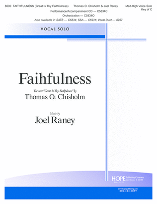 Book cover for Faithfulness