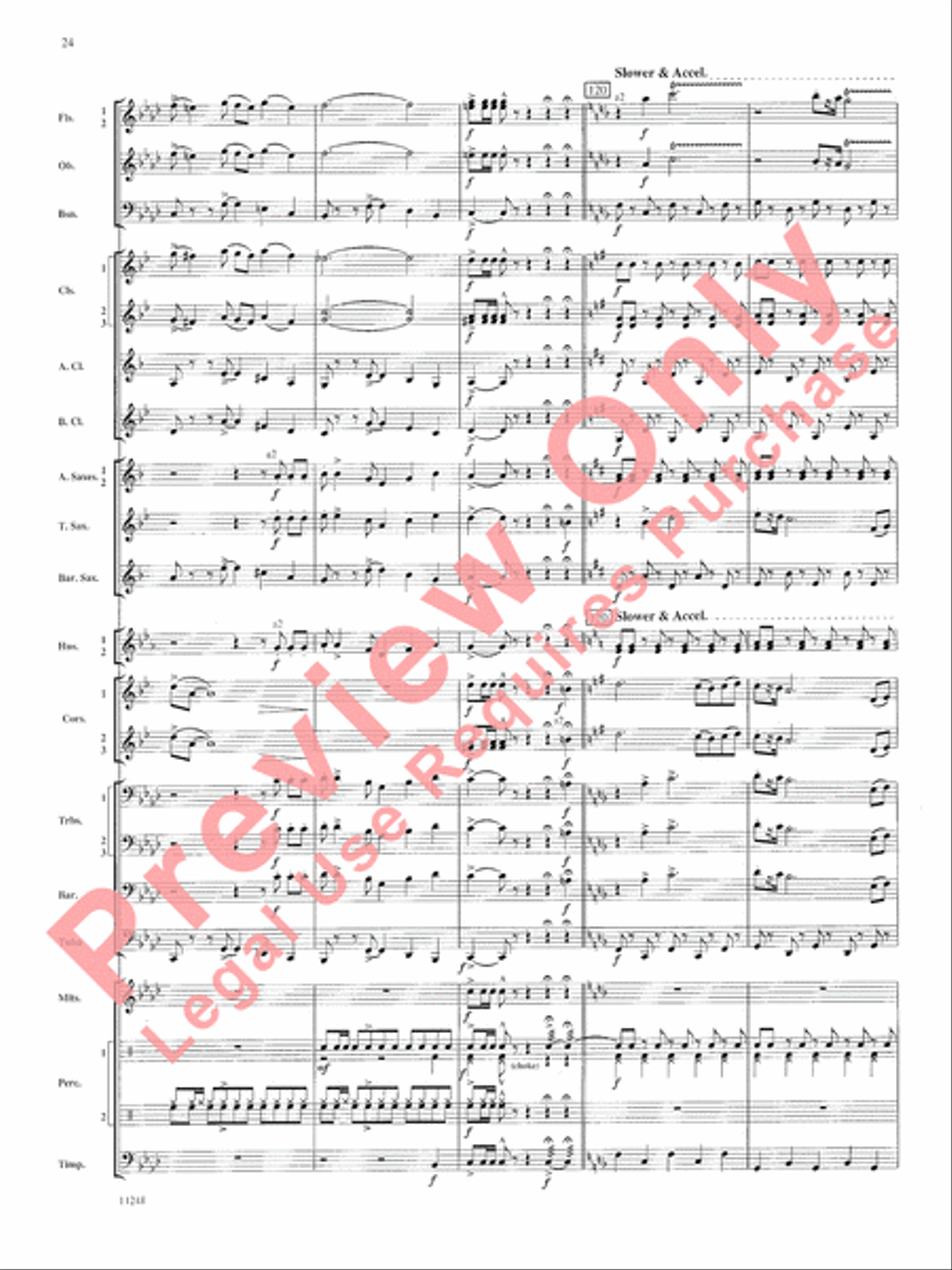 Scenes of Wonder Concert Band scores gallery preview page 25