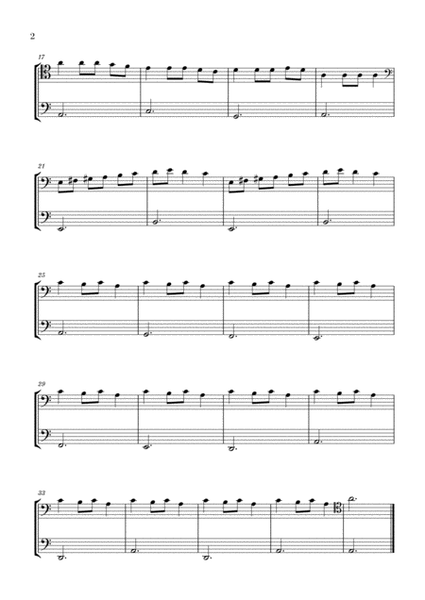 Carol of the Bells for Trombone and Tuba image number null