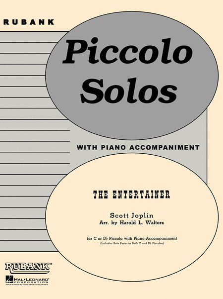 The Entertainer - Piccolo (C Or D Flat) Solos With Piano