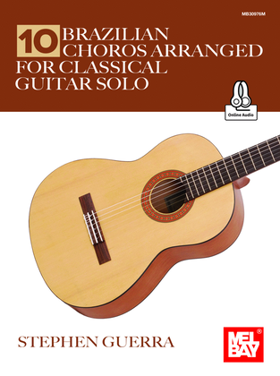 Book cover for 11 Brazilian Choros Arranged for Classical Guitar Solo