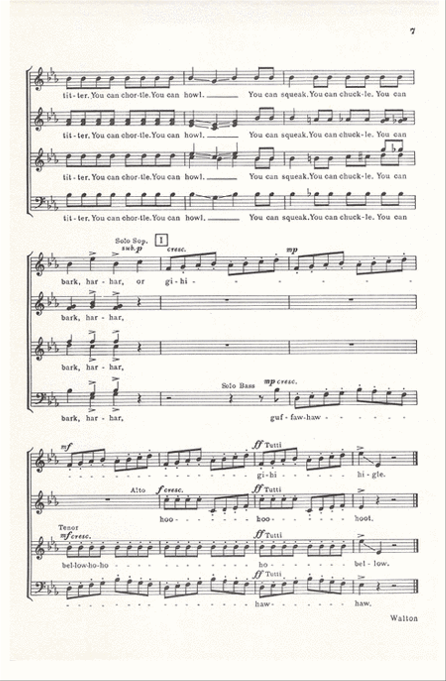 Laughing Song Divisi scores gallery preview page 7