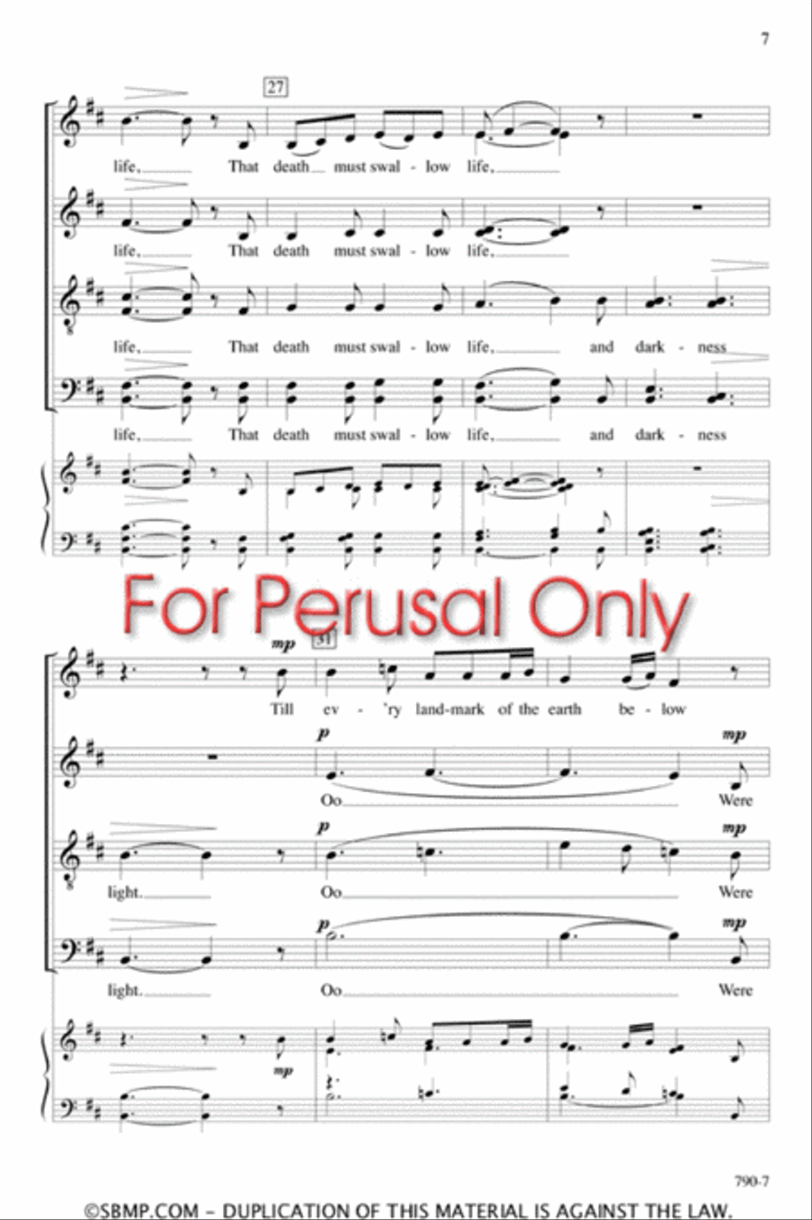 A Winter Landscape - SATB divisi Octavo Divisi scores gallery preview page 6