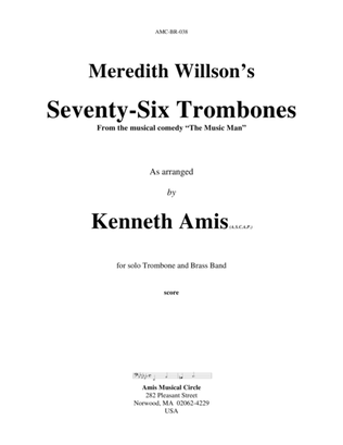 Book cover for Seventy-Six Trombones (trombone and brass band)