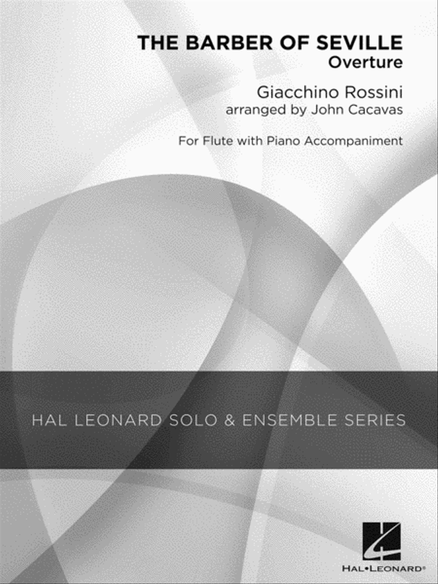 Overture to The Barber of Seville Flute Solo scores gallery preview page 1