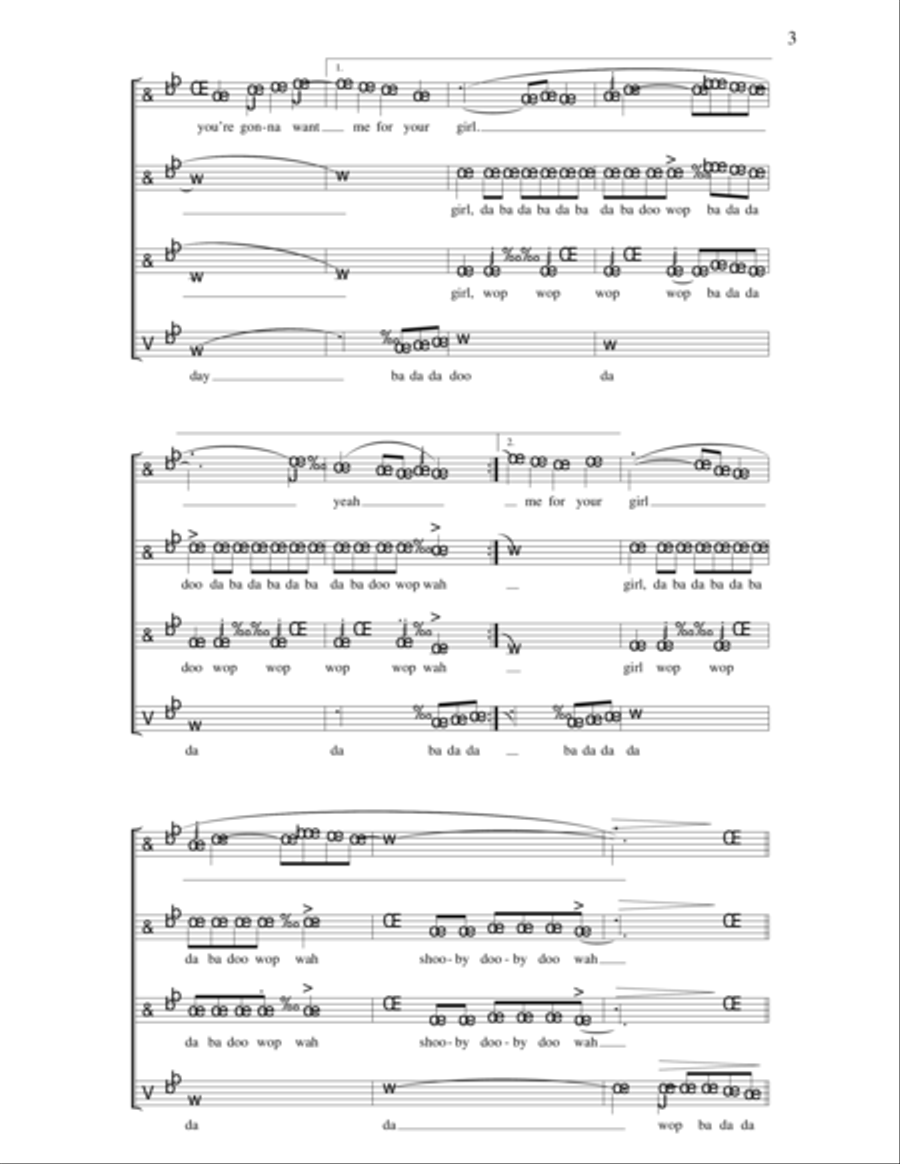 One Fine Day SSAA scores gallery preview page 3