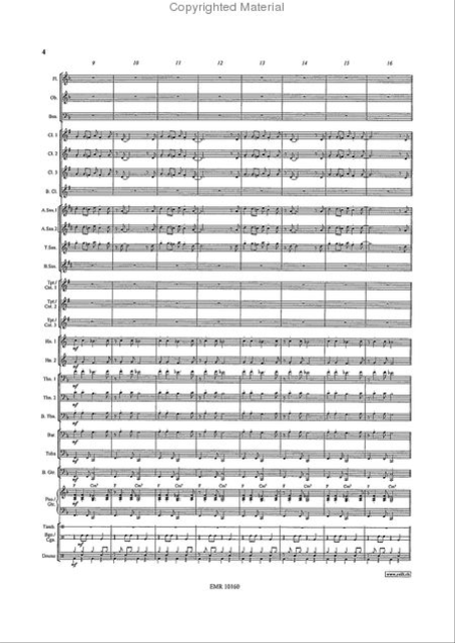 Tequila Concert Band scores gallery preview page 4