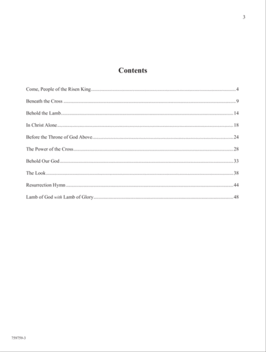 Behold the Lamb of God! Piano Solo scores gallery preview page 2