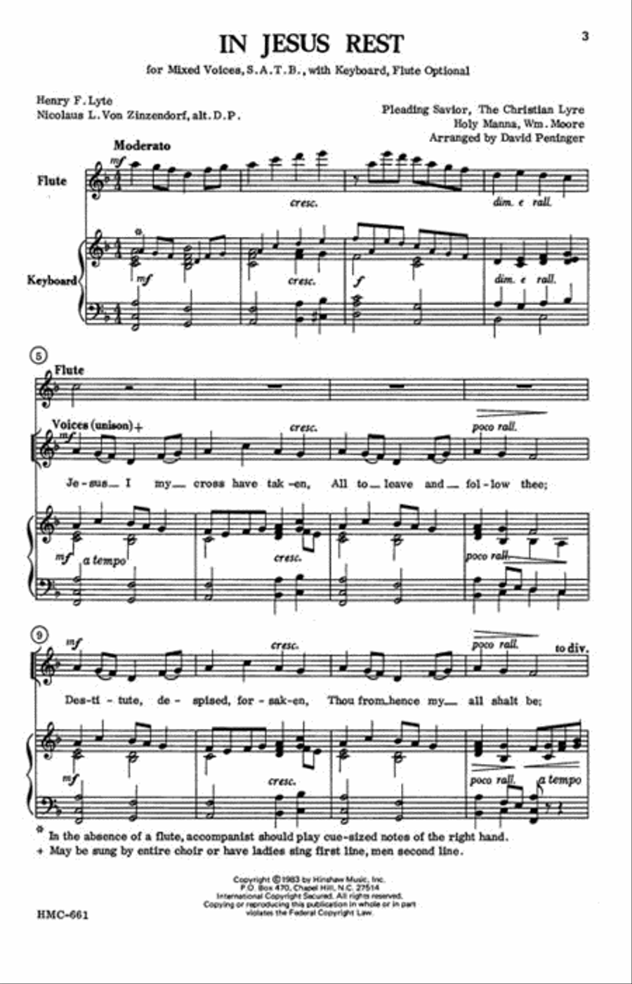In Jesus Rest 4-Part scores gallery preview page 2