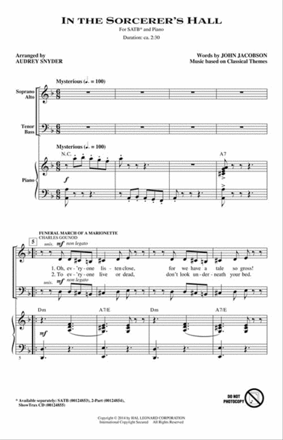 In the Sorcerer's Hall 4-Part scores gallery preview page 2