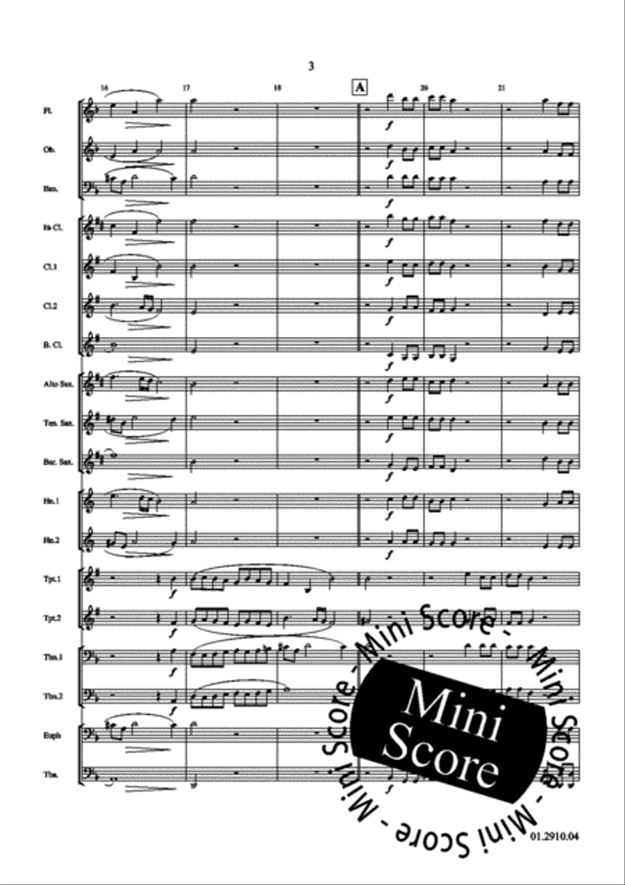 Jauchzet dem Herren Jauchzet dem Herren Concert Band scores gallery preview page 7