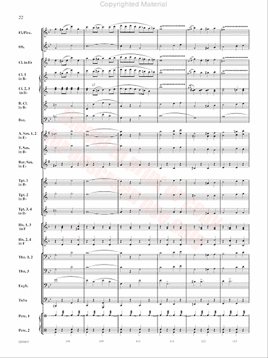 Americans We Concert Band scores gallery preview page 23