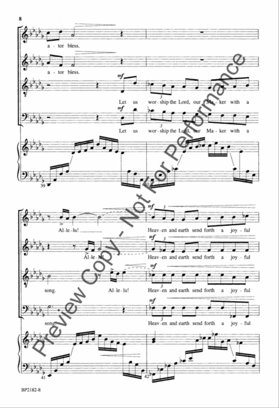 Creation Sings 4-Part scores gallery preview page 9