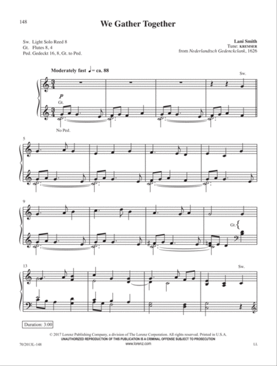 The Complete Organist, Vol. 2 Organ Solo scores gallery preview page 51
