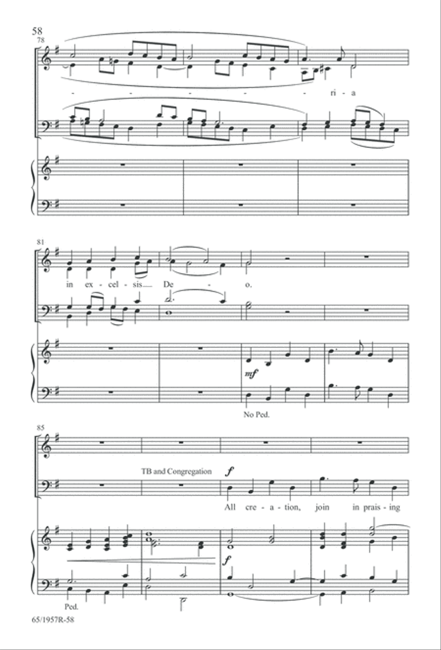 Festival of Lessons and Carols 4-Part scores gallery preview page 59