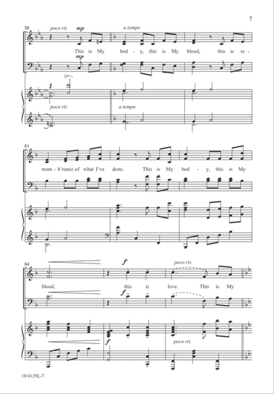 This Is Love 4-Part scores gallery preview page 7