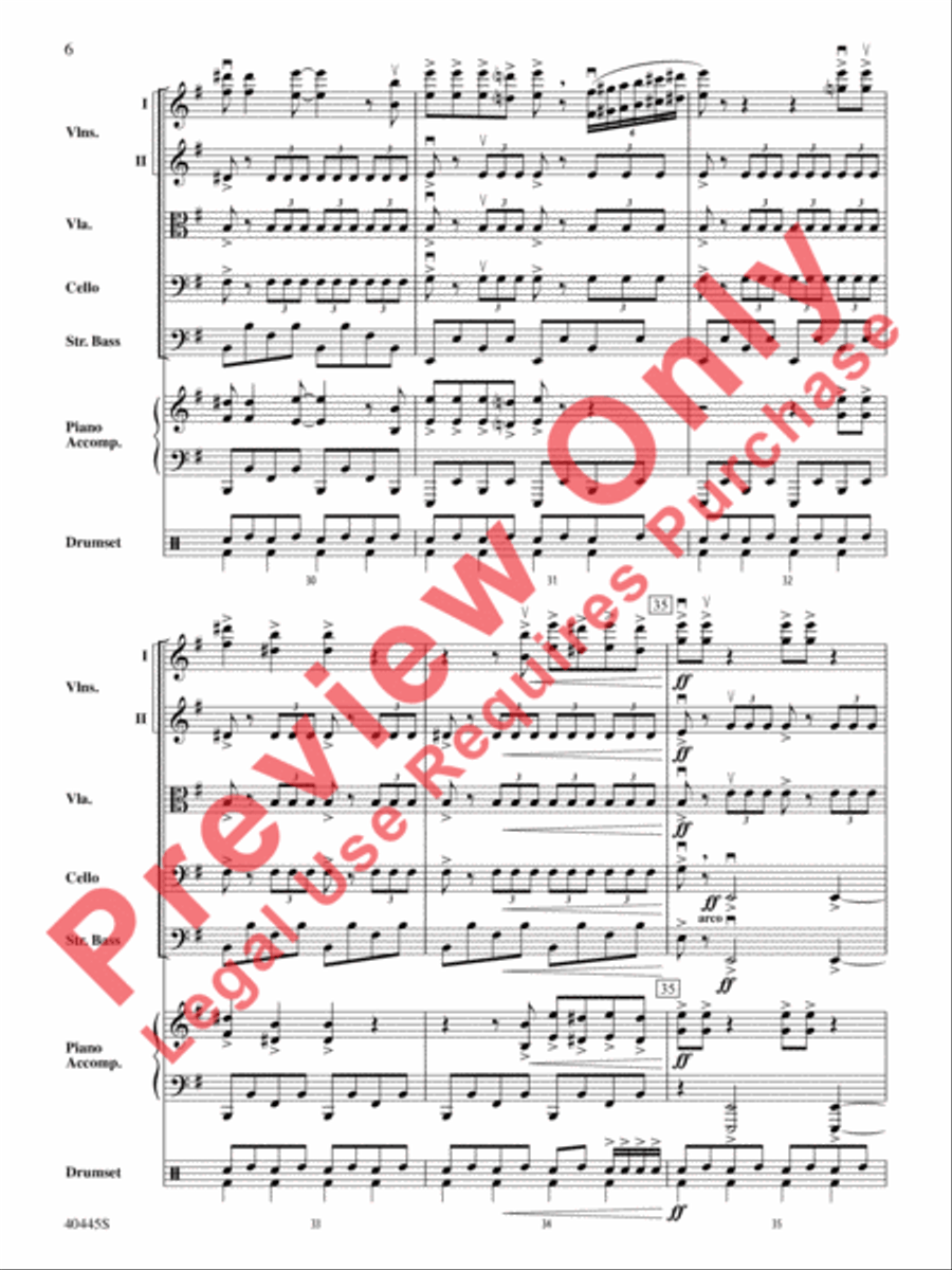 The Rolling Stones on Tour String Orchestra scores gallery preview page 7