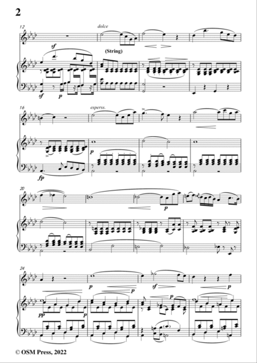 Hummel-Introduction,Theme and Variations,Op.102,for Oboe and Piano Piano scores gallery preview page 4