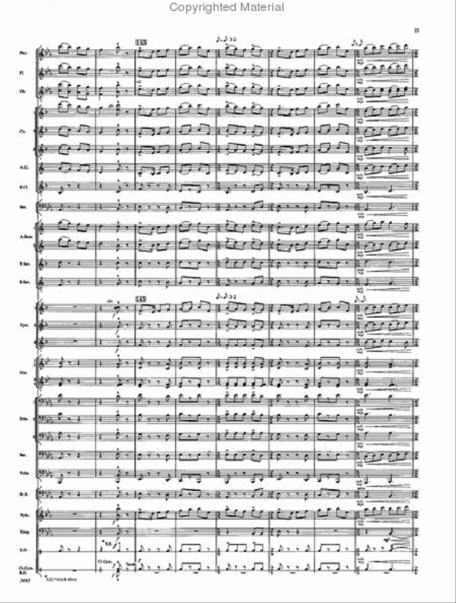 In All Its Glory Concert Band scores gallery preview page 21