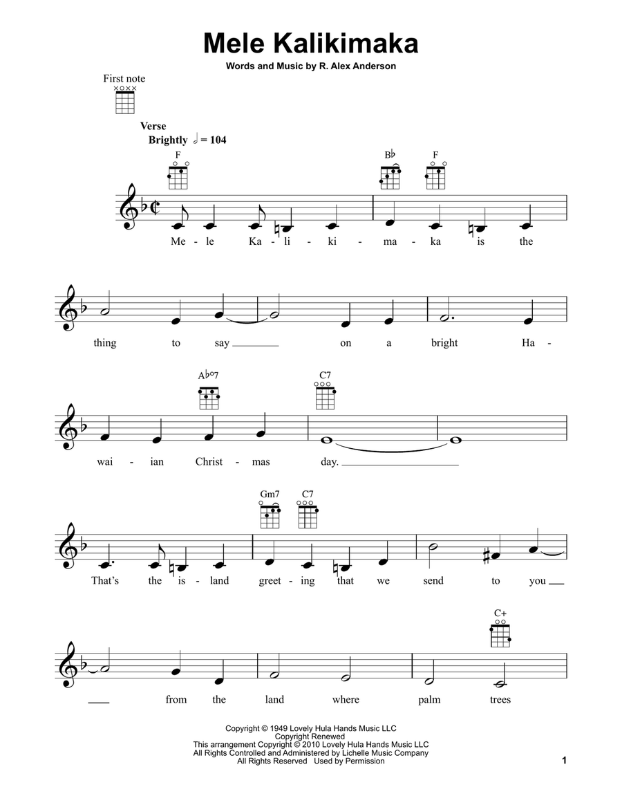 Mele Kalikimaka (Merry Christmas In Hawaii)