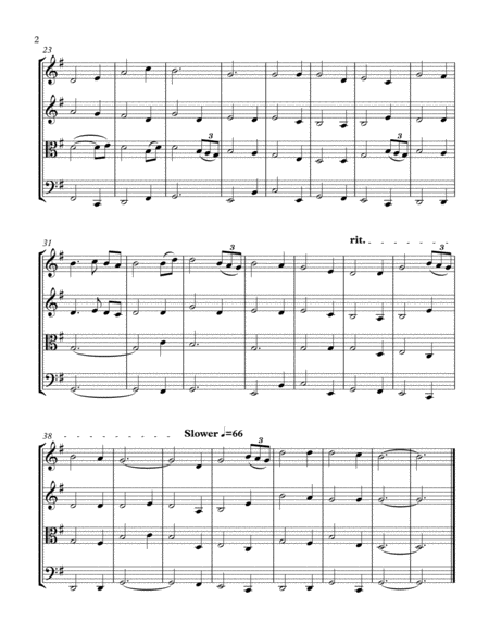 Amazing Grace (String Quartet) image number null