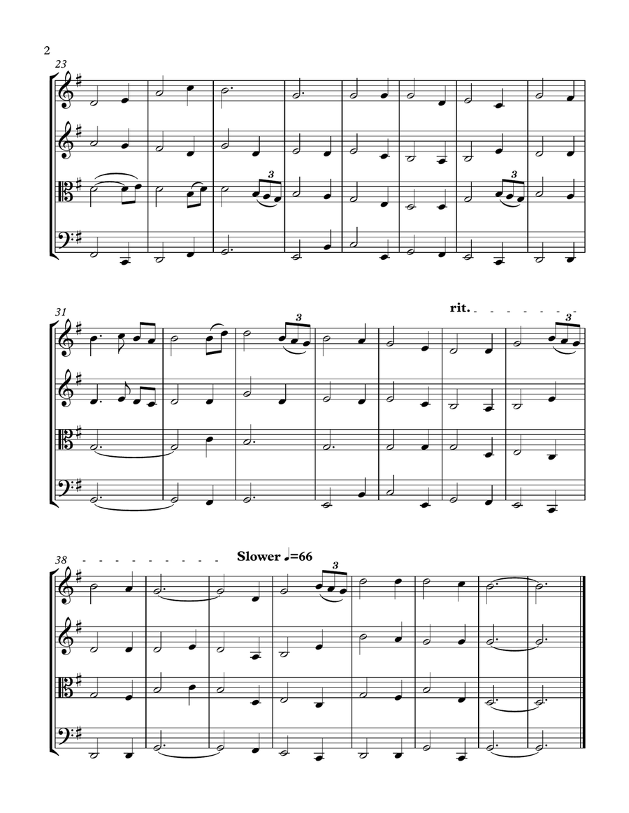 Amazing Grace (String Quartet) Amazing Grace (String Quartet) String Quartet scores gallery preview page 2