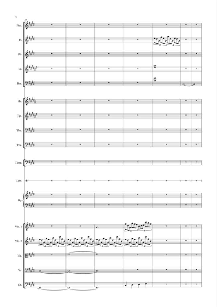 an egyptian princess Small Ensemble scores gallery preview page 5