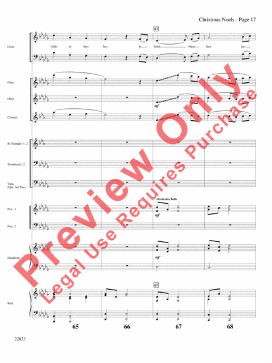 Christmas Noels Choir scores gallery preview page 18