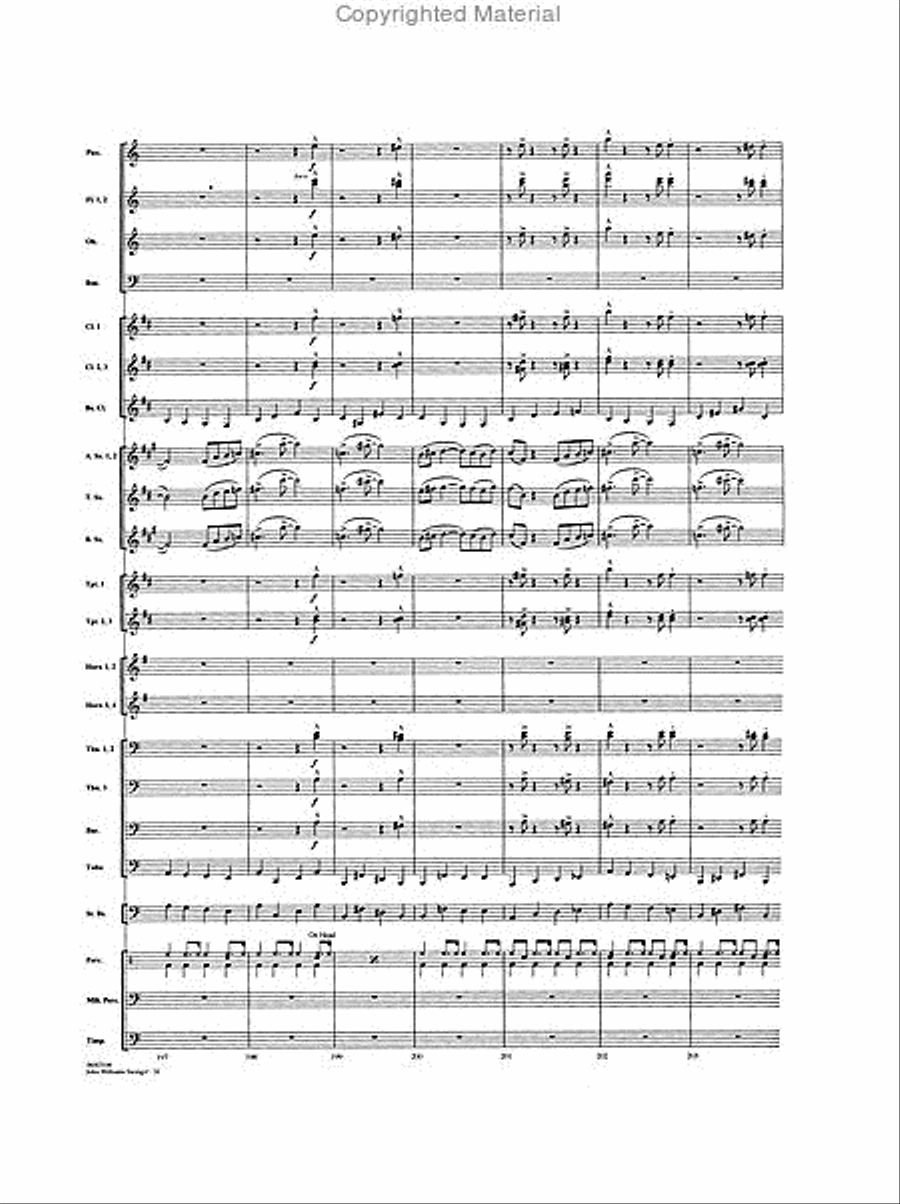 John Williams Swings! Concert Band scores gallery preview page 3