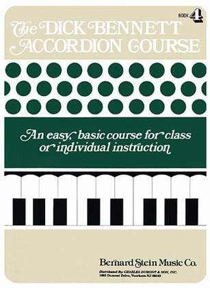 Book cover for The Dick Bennett Accordion Course Book 4