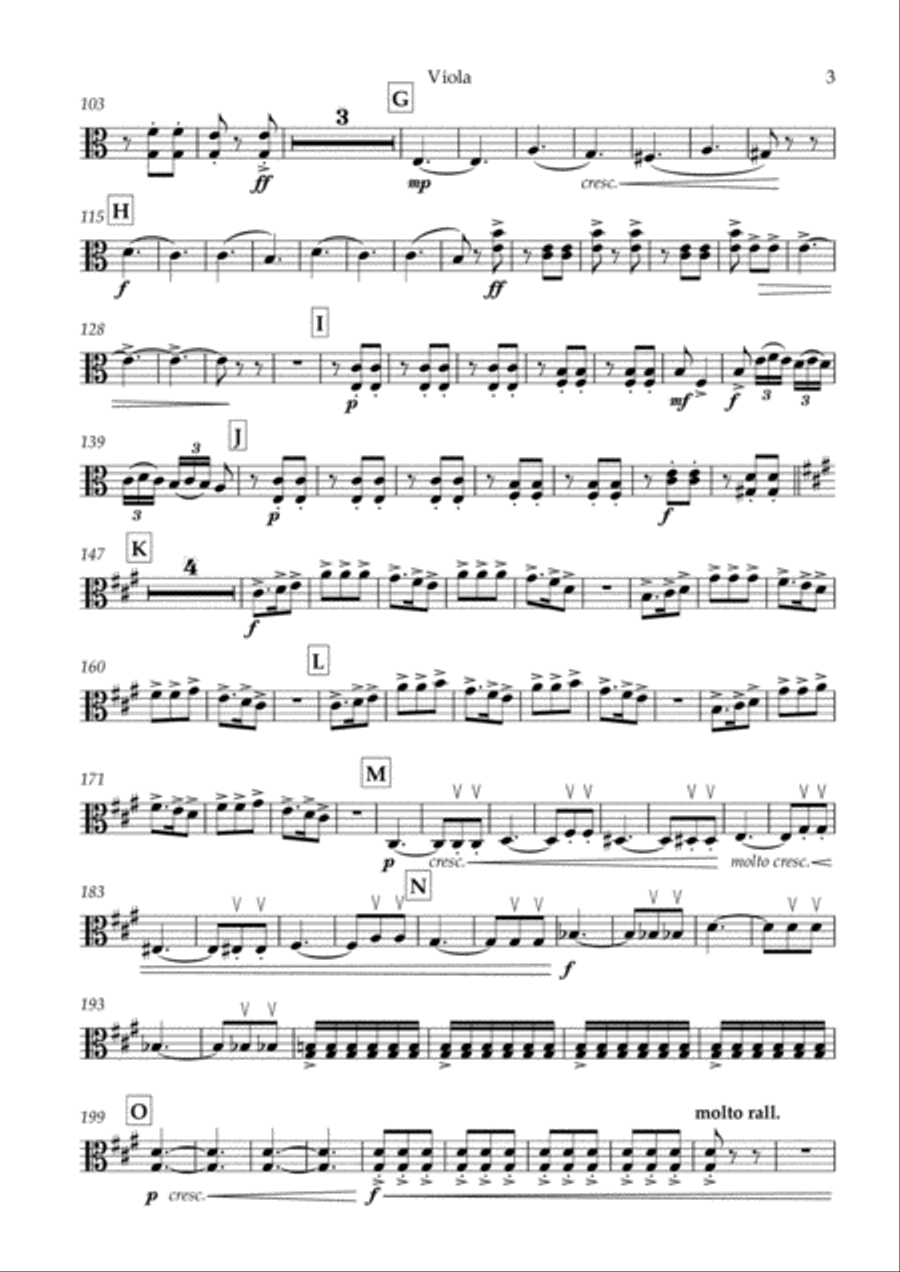 La Boda de Luis Alonso - G. Gimenez - For String Quartet (Viola) String Quartet scores gallery preview page 3