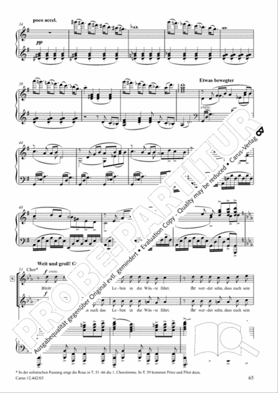 Der kleine Prinz 3-Part scores gallery preview page 67