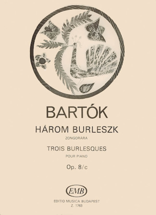 Book cover for Three Burlesques Op. 8c