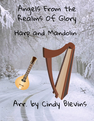 Angels From the Realms of Glory, for harp and mandolin
