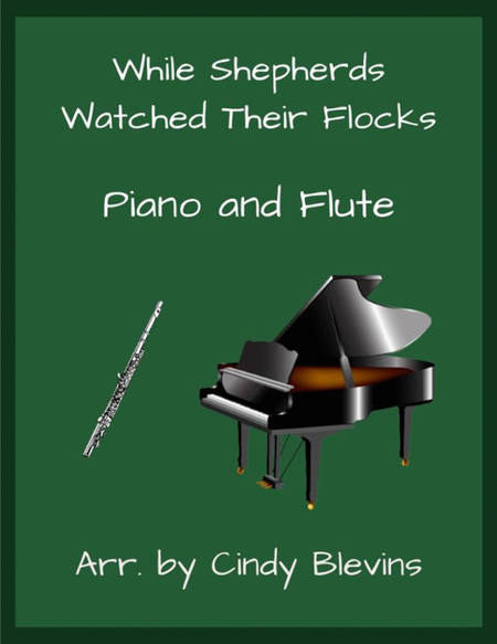 While Shepherds Watched Their Flocks, for Piano and Flute image number null