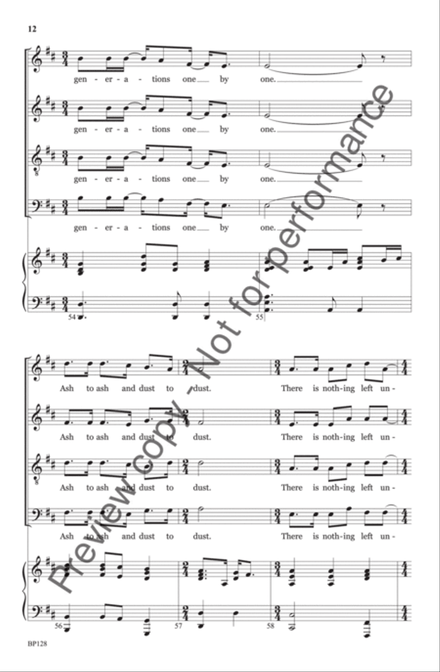 Sing You Home 4-Part scores gallery preview page 13