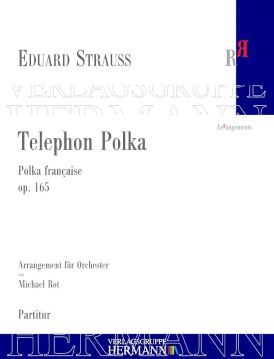 Telephon Polka Op. 165 Orchestra scores gallery preview page 1