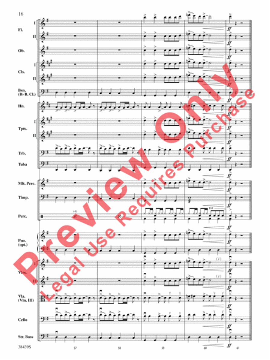 Born This Way Full Orchestra scores gallery preview page 17