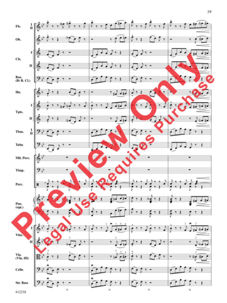 Joyful Holidays Full Orchestra scores gallery preview page 20