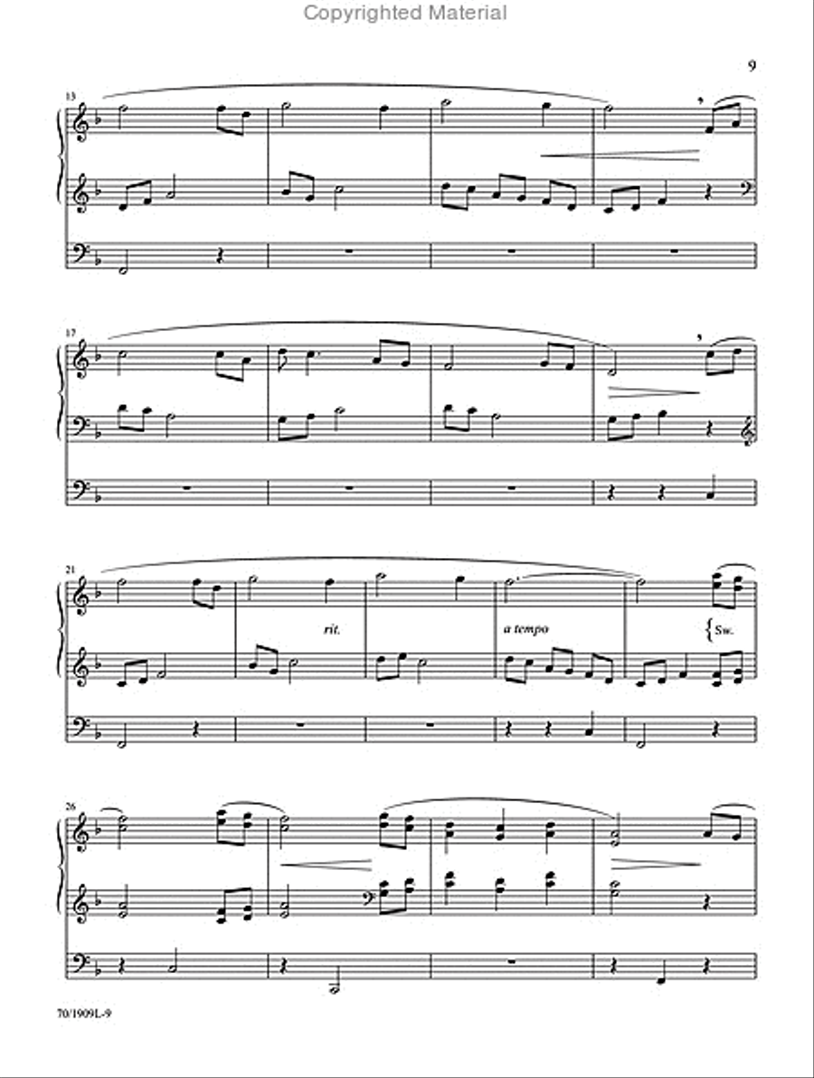 Hark! I Hear the Harps Eternal Harp scores gallery preview page 5