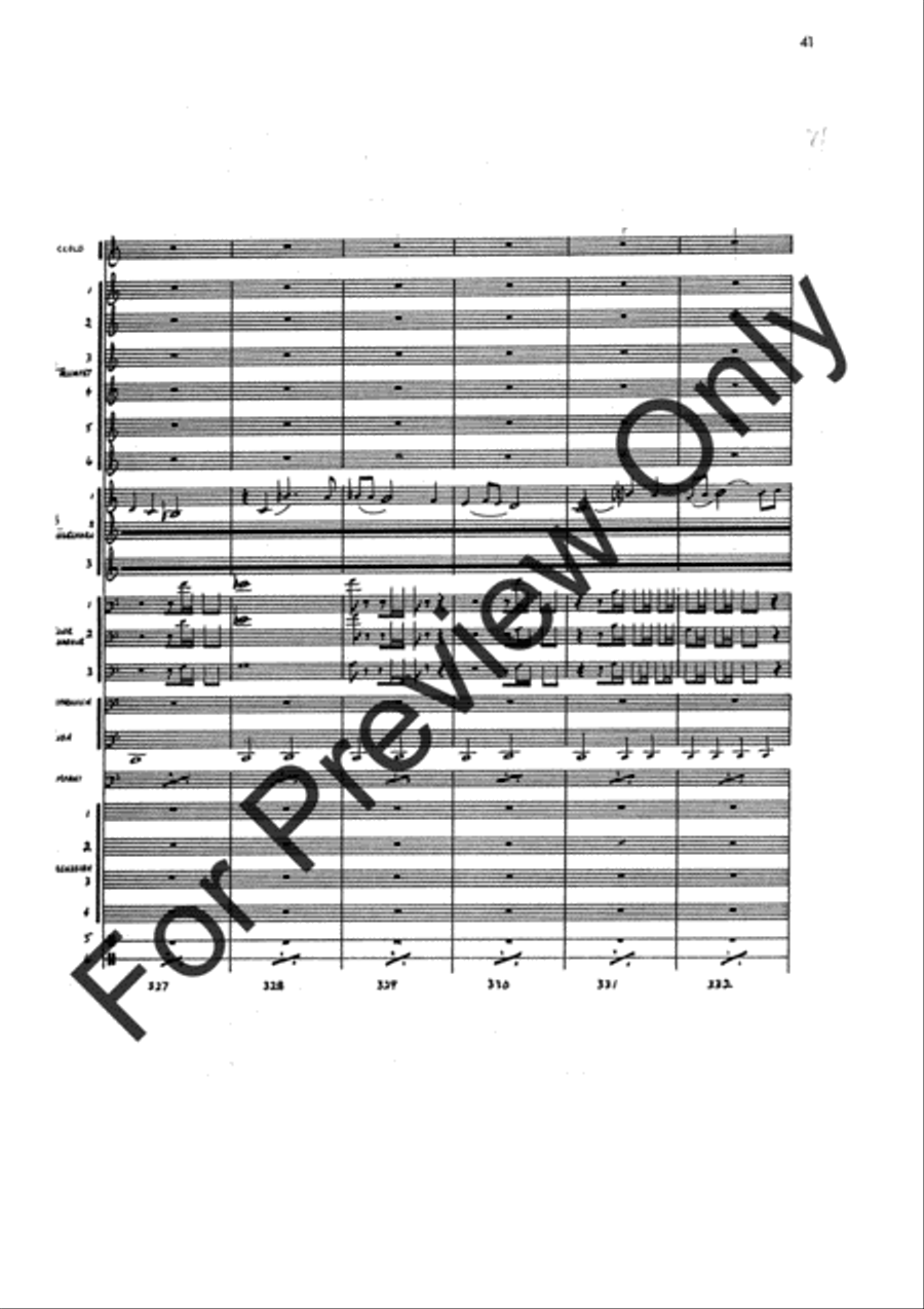 Agincourt Hymn (Score) Concert Band scores gallery preview page 65