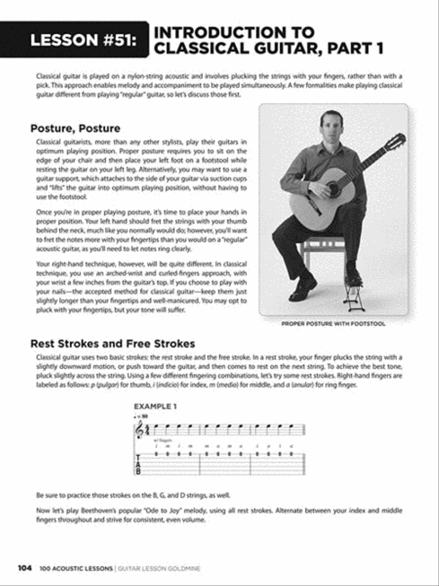 100 Acoustic Lessons 100 Acoustic Lessons Acoustic Guitar scores gallery preview page 9