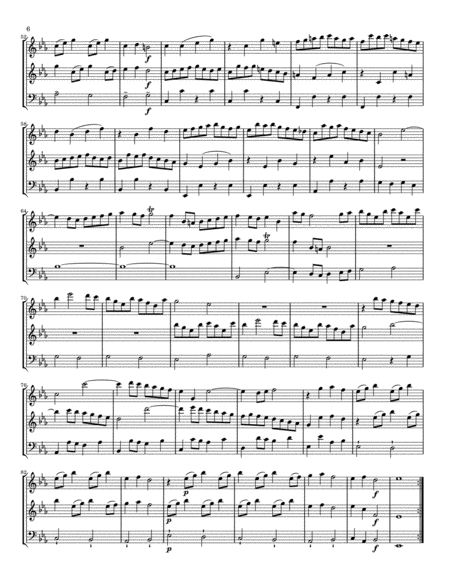 Quantz Trio Sonata in E Flat Major QV 2:Anh 10 image number null