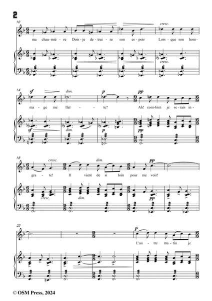 B. Godard-Mon ami,Op.7 No.7,from '12 Morceaux pour chant et piano,Op.7',in F Major