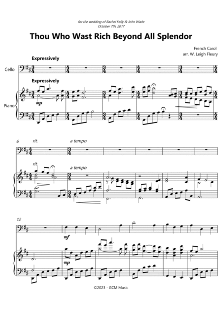 Meditation on Thou Who Wast Rich Beyond All Splendor Meditation on Thou Who Wast Rich Beyond All Splendor Chamber Music scores gallery preview page 2