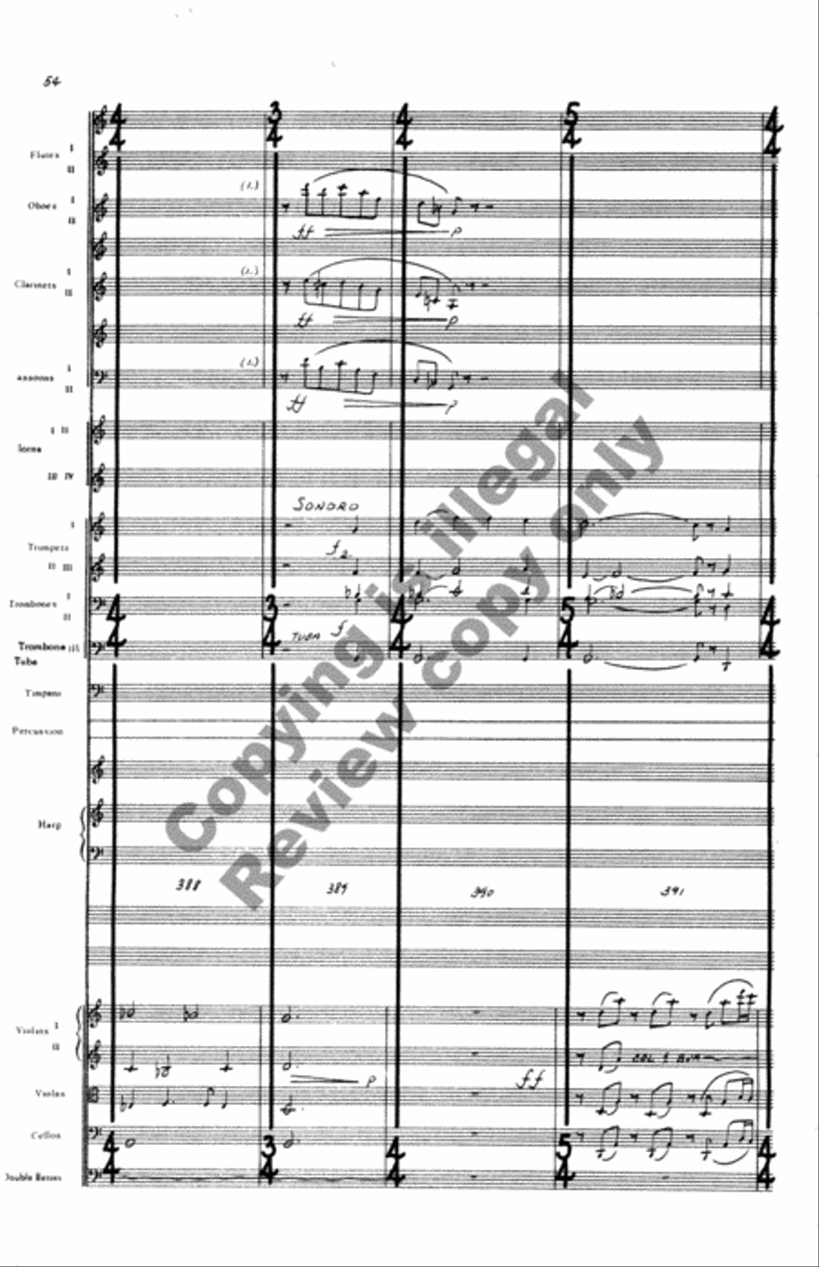 Concerto for Orchestra Concerto for Orchestra Full Orchestra scores gallery preview page 132