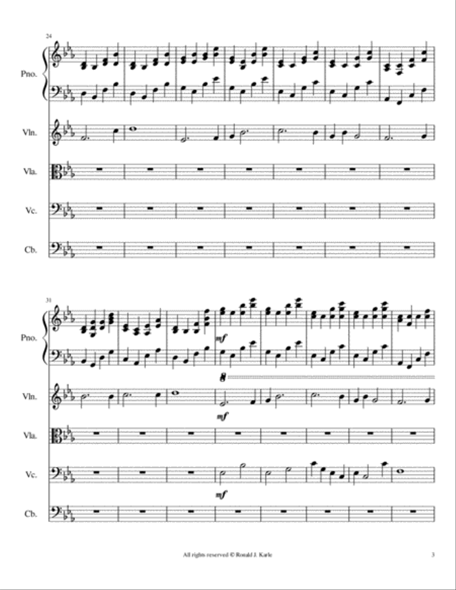 Simplicity Simplicity Piano Quintet scores gallery preview page 4